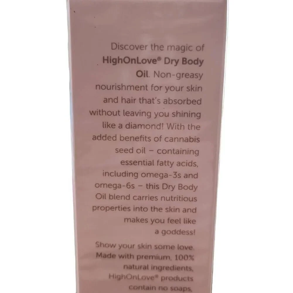 High On Love Dry Body Oil in Rose Bud